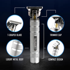 XTREME Barbasol trimmer with hanging blade detail for fine styling
