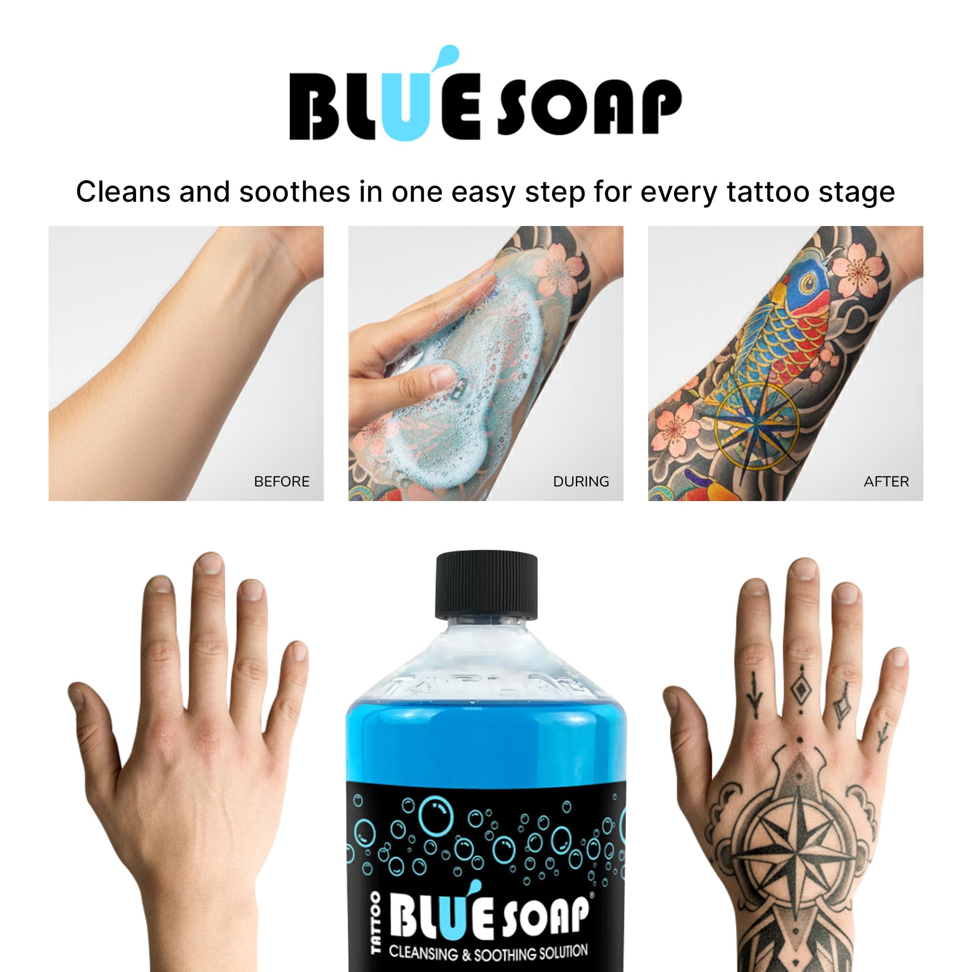 XTREME Blue Soap foam application demonstrates fast, even distribution for smoother preparation.