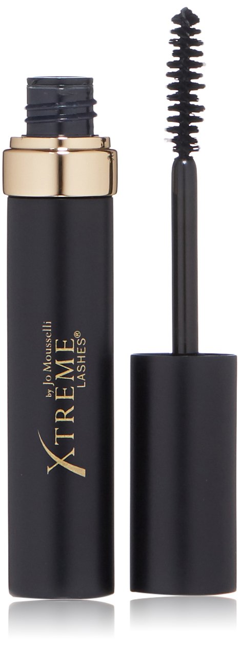 Xtreme Lashes Length & Volume Mascara bottle closeup with rich black formula for bold definition