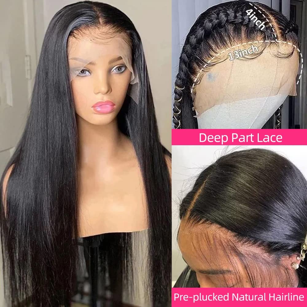 XUBULO pre-plucked baby hair wig for realistic hairline and easy styling