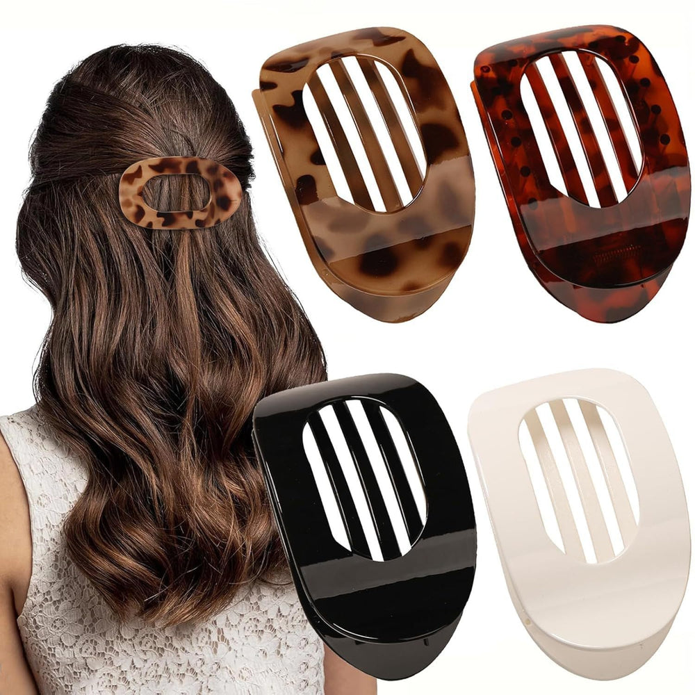 XVESOY clip plano para cabello con sujeción estable para peinados diarios.