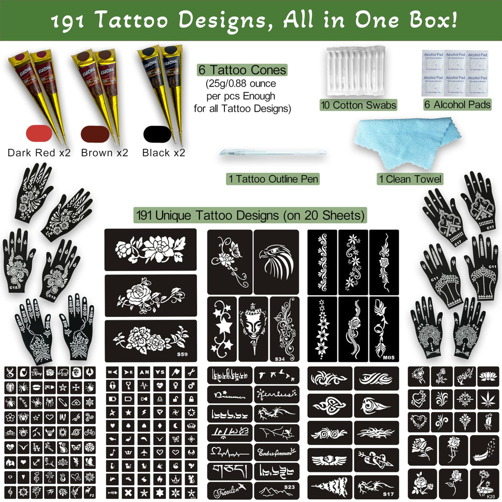 XWGLFT ink cones in black brown and dark red for versatile color options.