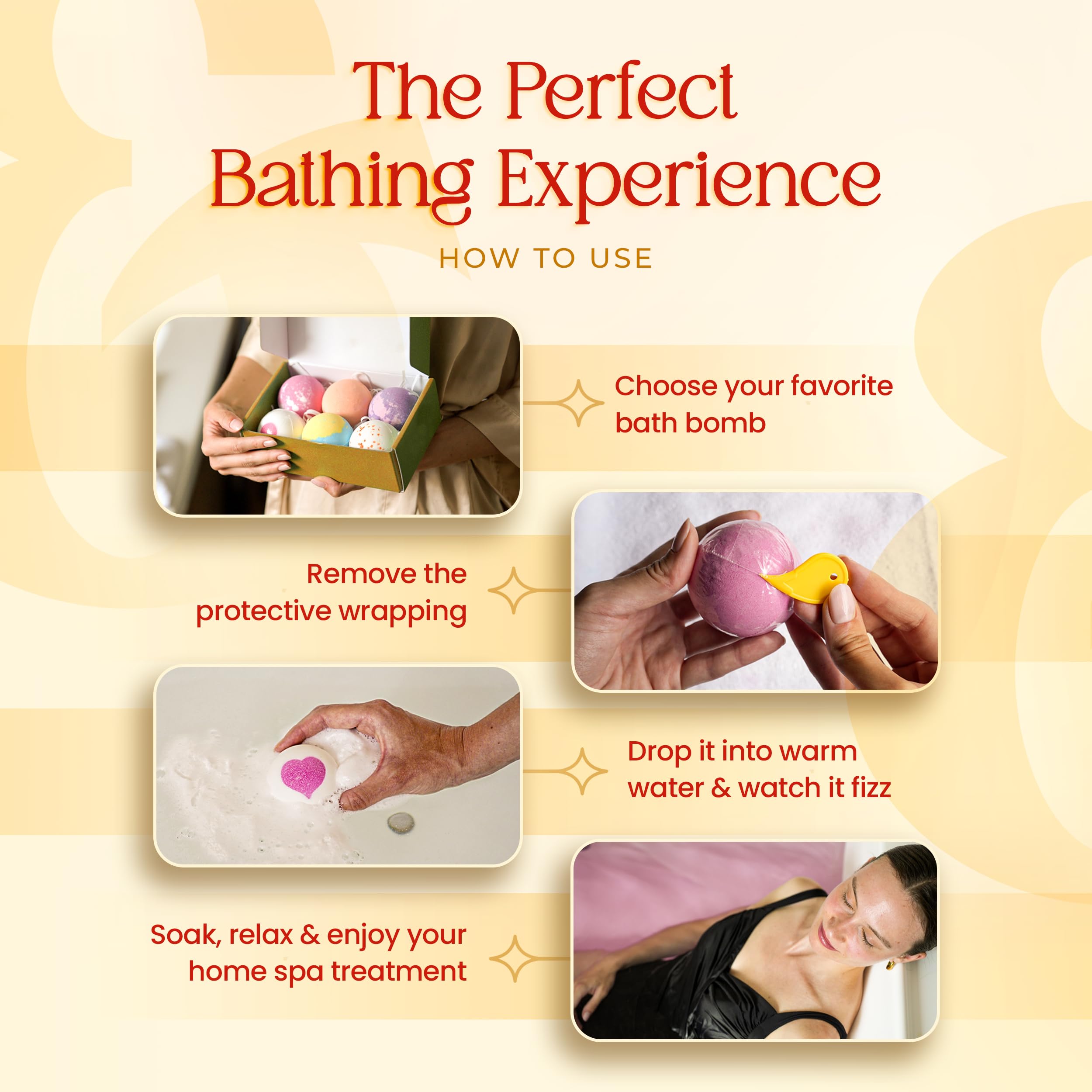 Xwhare 10 XXL bath bombs Coconut fragrance for tropical spa vibe