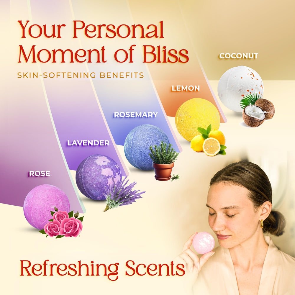 Xwhare 10 XXL bath bombs Leoman fragrance for an uplifting soak