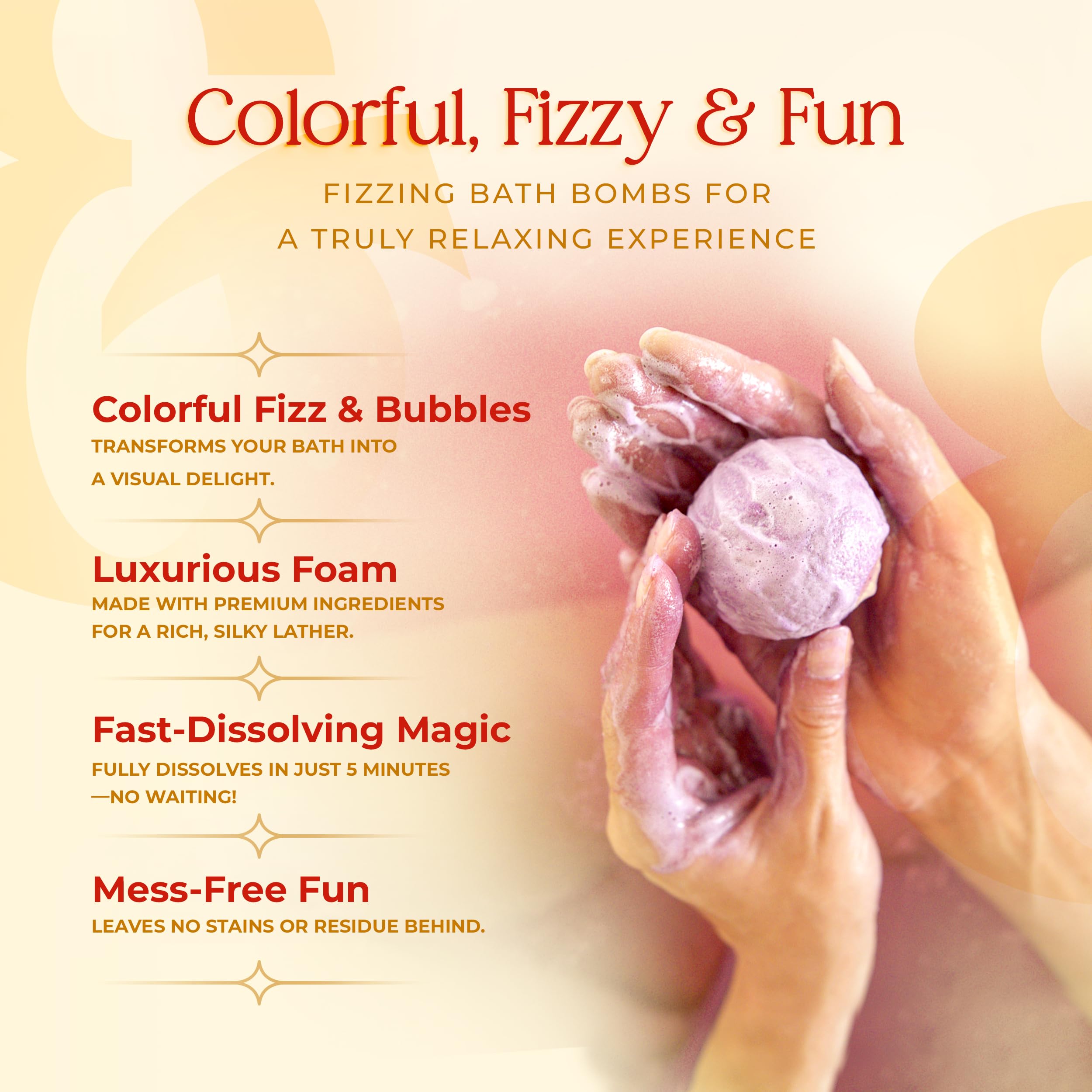 Xwhare bath bombs dissolving colors in hot water with no residue