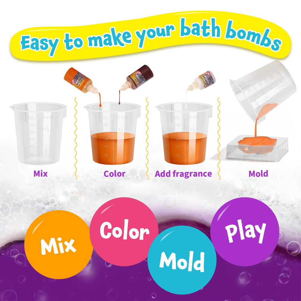 XX Bath Bombs Science Lab kids crafting session illustrates family-friendly STEM activity.