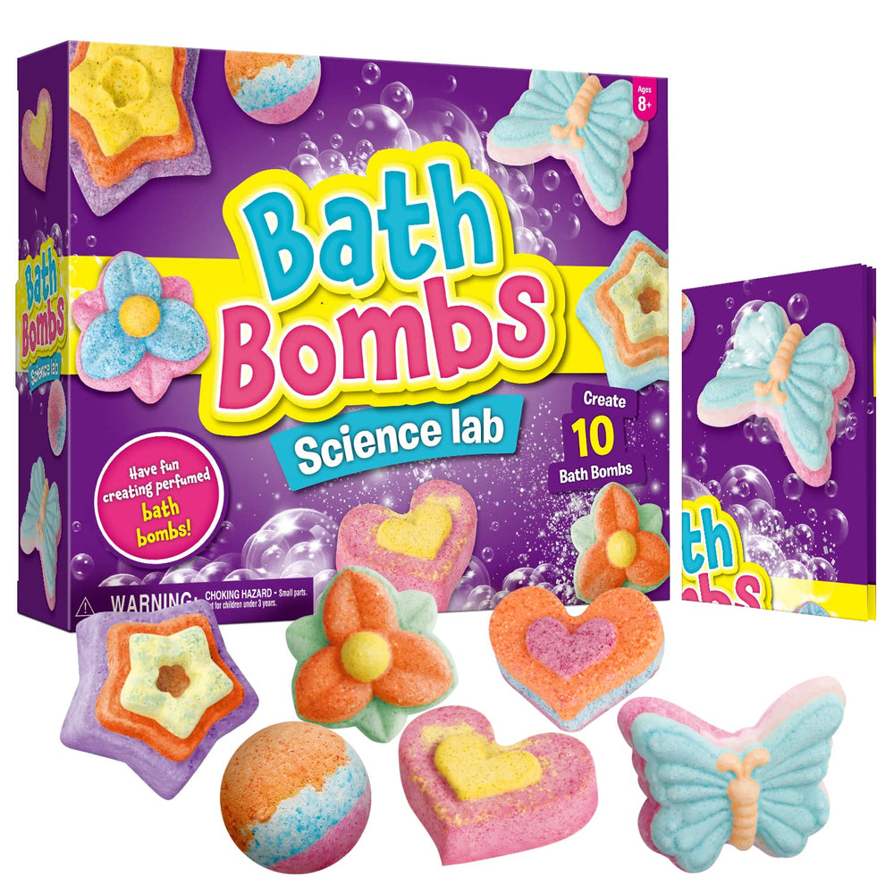 XX Bath Bombs Science Lab pack shot for a complete STEM crafting experience.