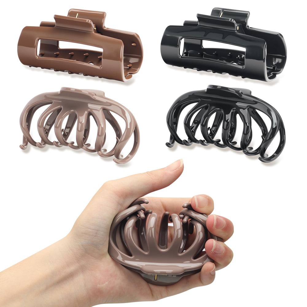 Xyntara non-slip hair clip keeps your hairstyle secure during activity.