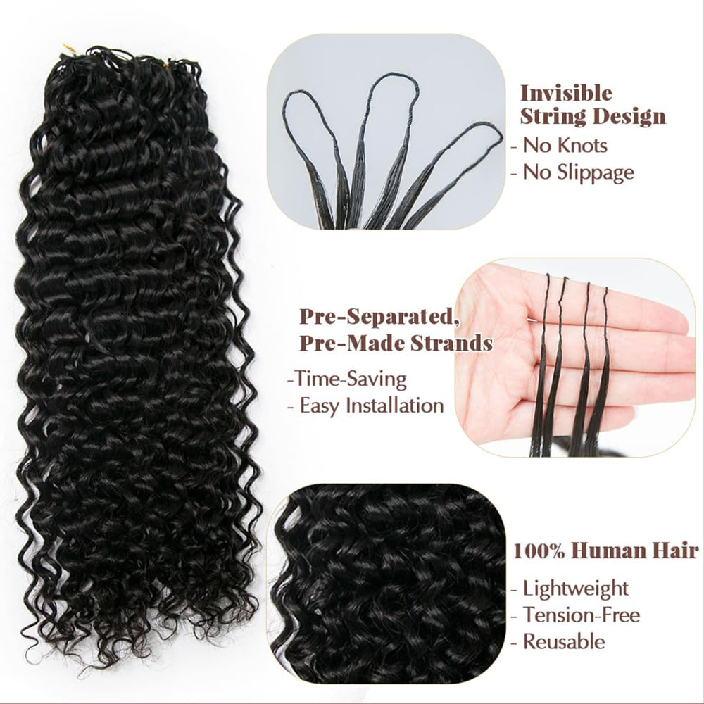 YWIGS crochet hair bundle pre-fluffed for quick, knotless installation