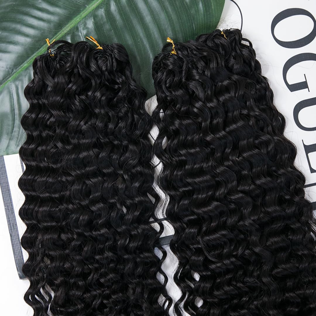 YWIGS natural-look, reusable, heat-friendly crochet hair for easy restyling