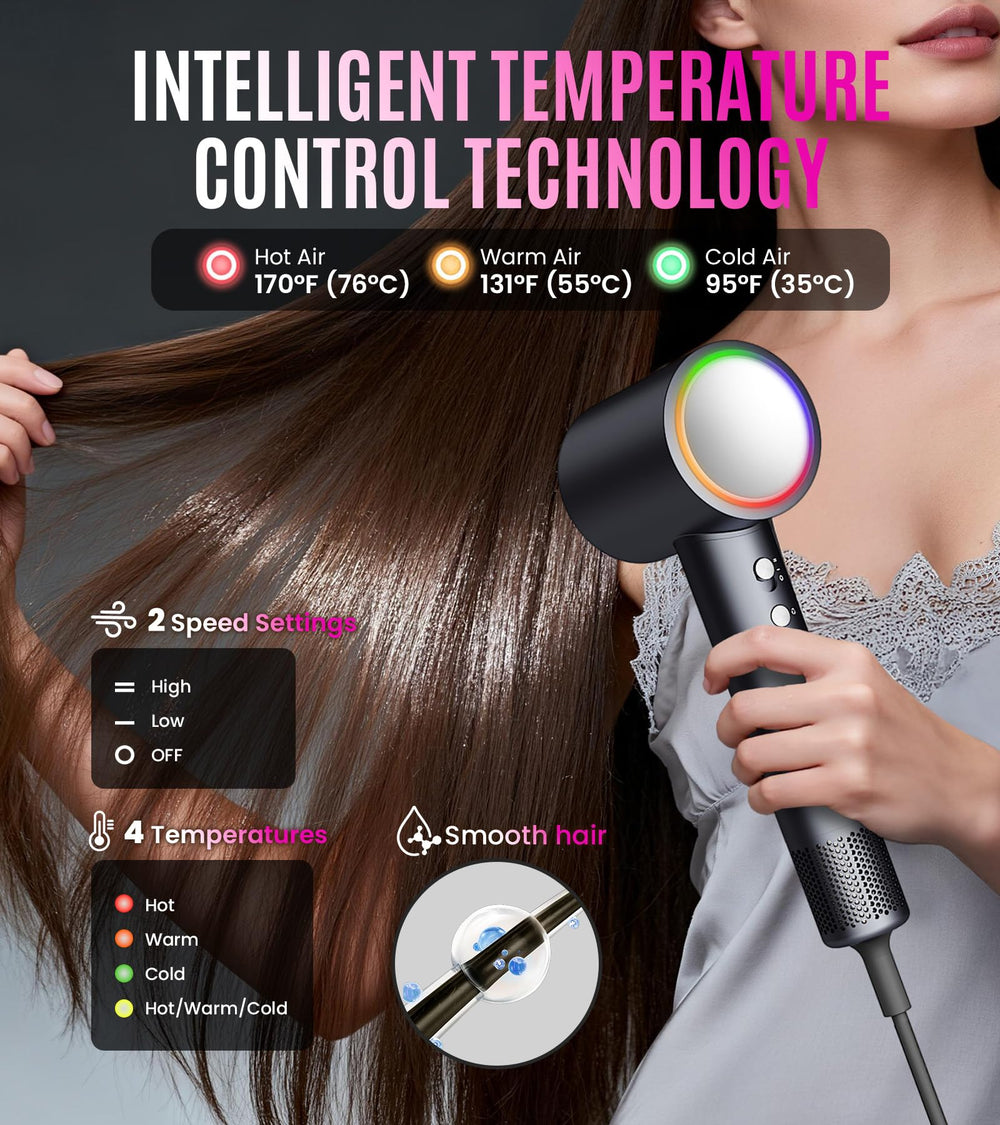 YABLAM ionic-frizz-control-shine smooths flyaways for glossy hair