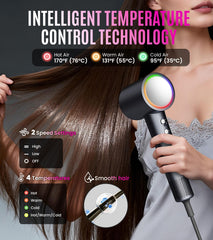 YABLAM ionic-frizz-control-shine smooths flyaways for glossy hair