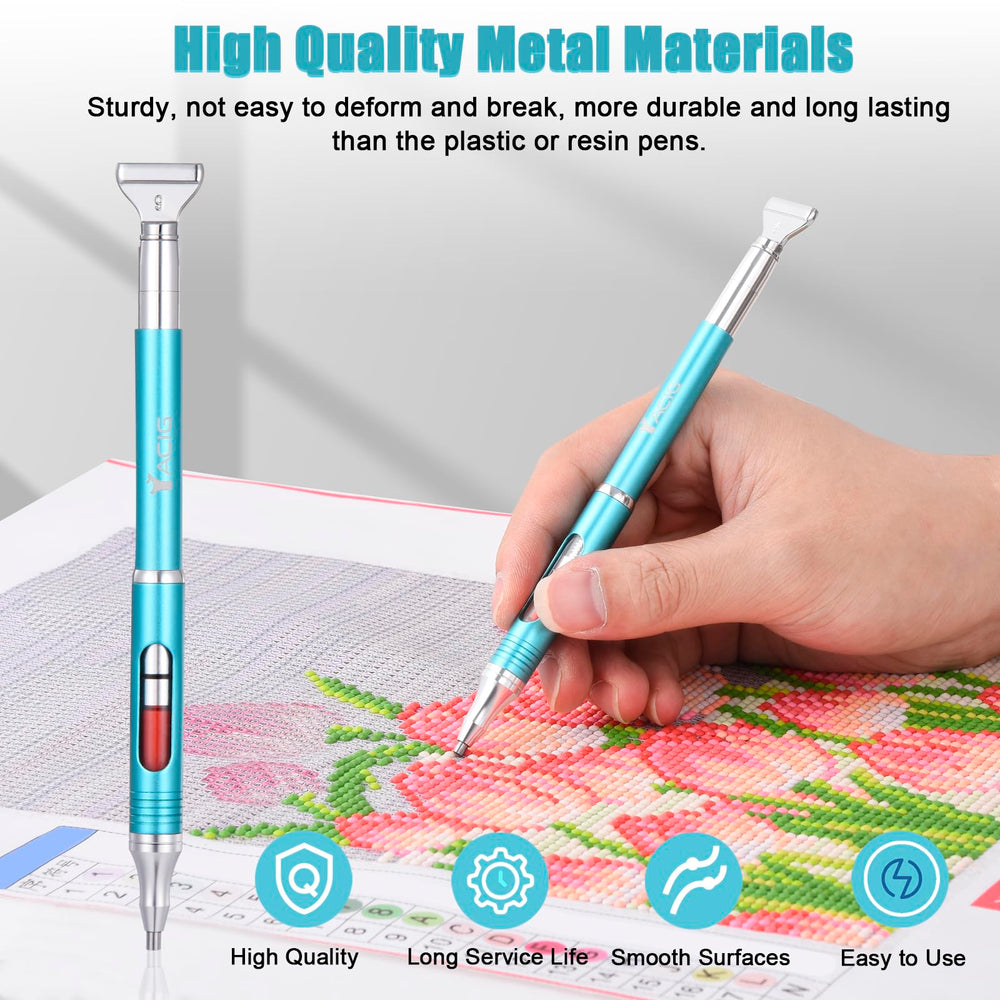 Yacig pen used for nail art and gem applications across crafts