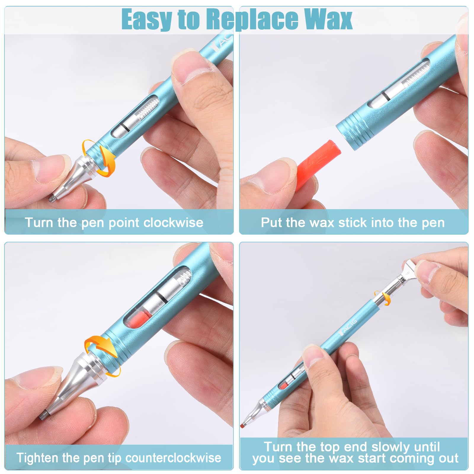 Yacig diamond art pen in DIY setup supports versatile crafts