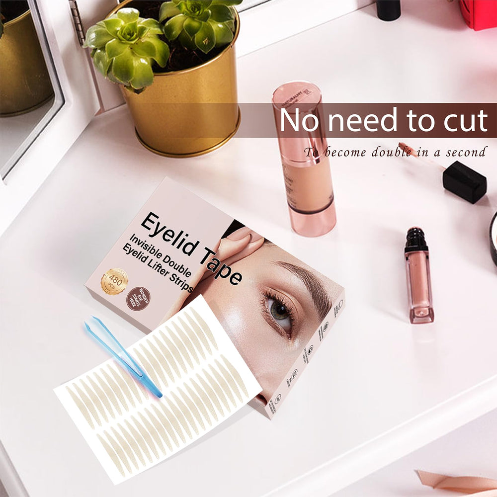 YAGUVI eyelid tape 480-count value emphasizes cost-efficient stocking.