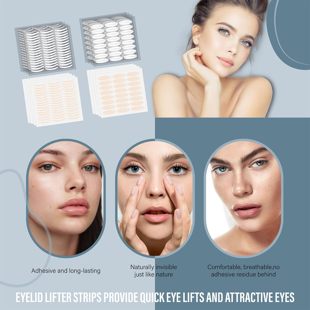 YAGUVI eyelid tape invisible design blends with skin for natural-looking eye definition.