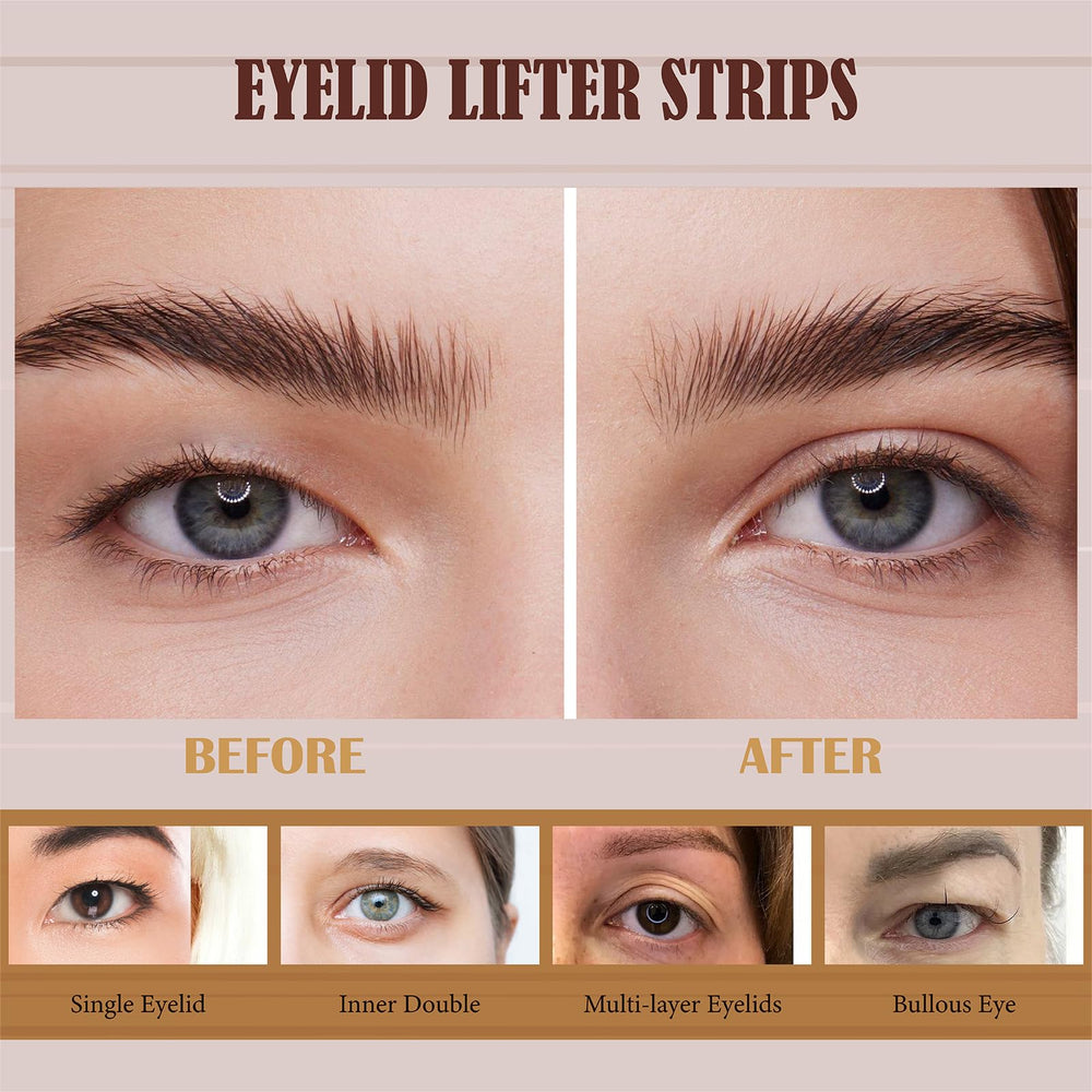 YAGUVI eyelid tape packaging showcases tools for easy application.