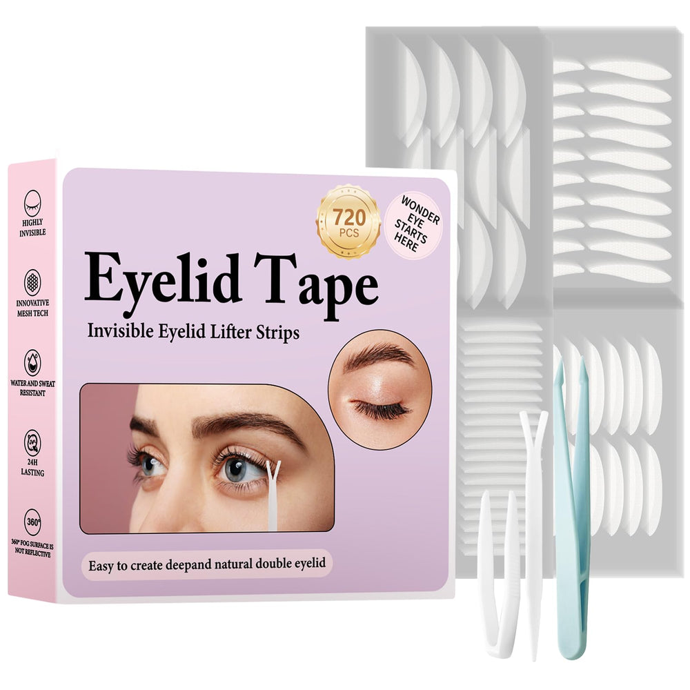 YAGUVI eyelid tape packaging shows a discreet solution for daily eye enhancement.