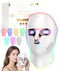 Yahi red-light therapy panel close-up showing dense beads for full-face coverage