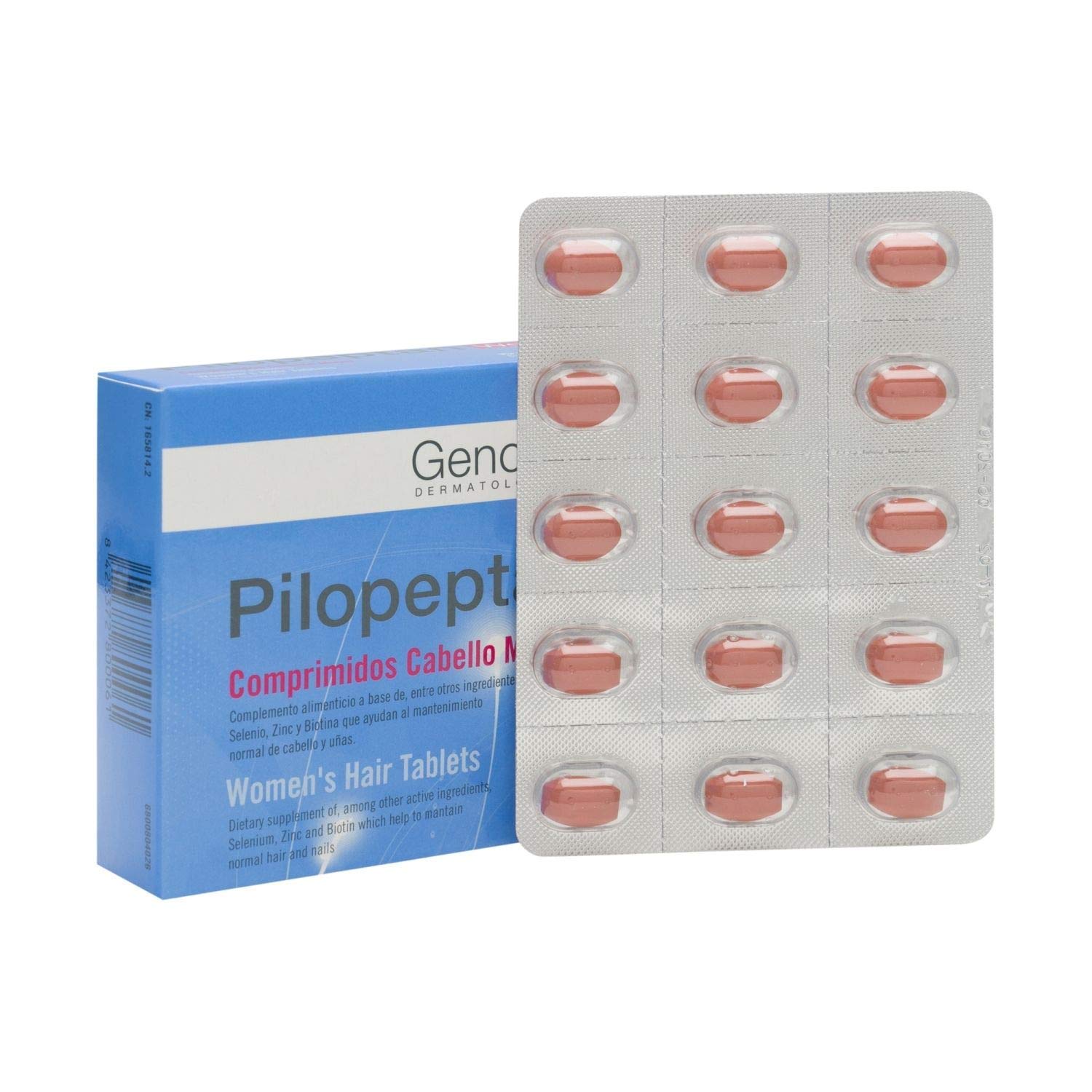 YAHSEWYO Genové Pilopeptan Woman bottle with 60 tablets supporting hair nourishment