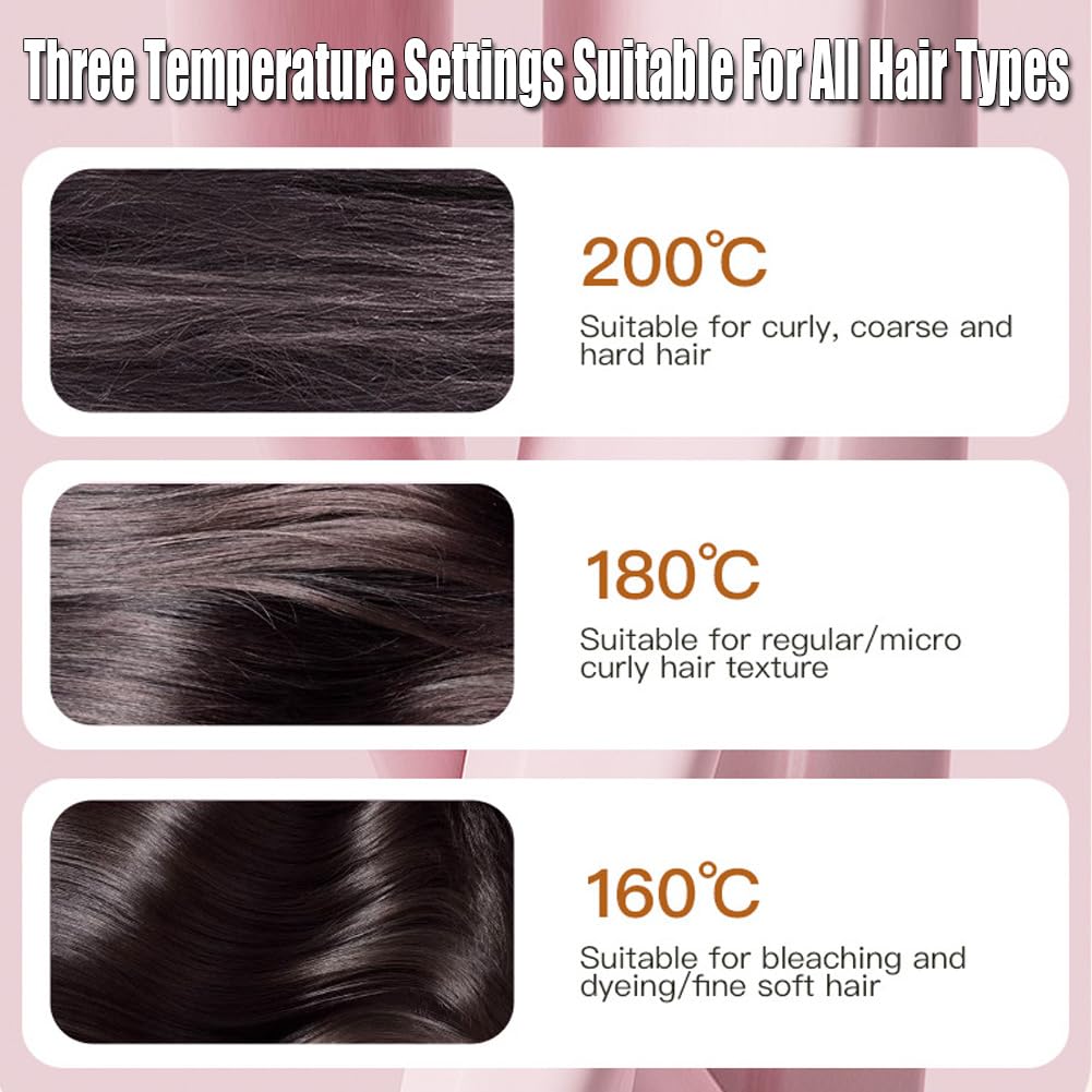 Yalemie Mini Straightener Brush sleek-black-design complements any vanity.