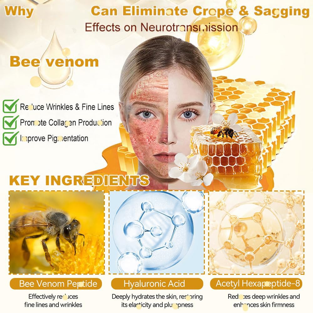 Ylahdent Bee Venom Cream packaging highlights premium skincare for all skin types