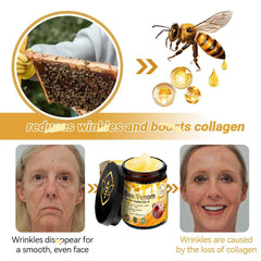 Ylahdent Bee Venom Cream texture swirl suggests rich moisturizing formula