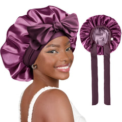YANIBEST adjustable satin bonnet band provides a comfy fit for various hairstyles.