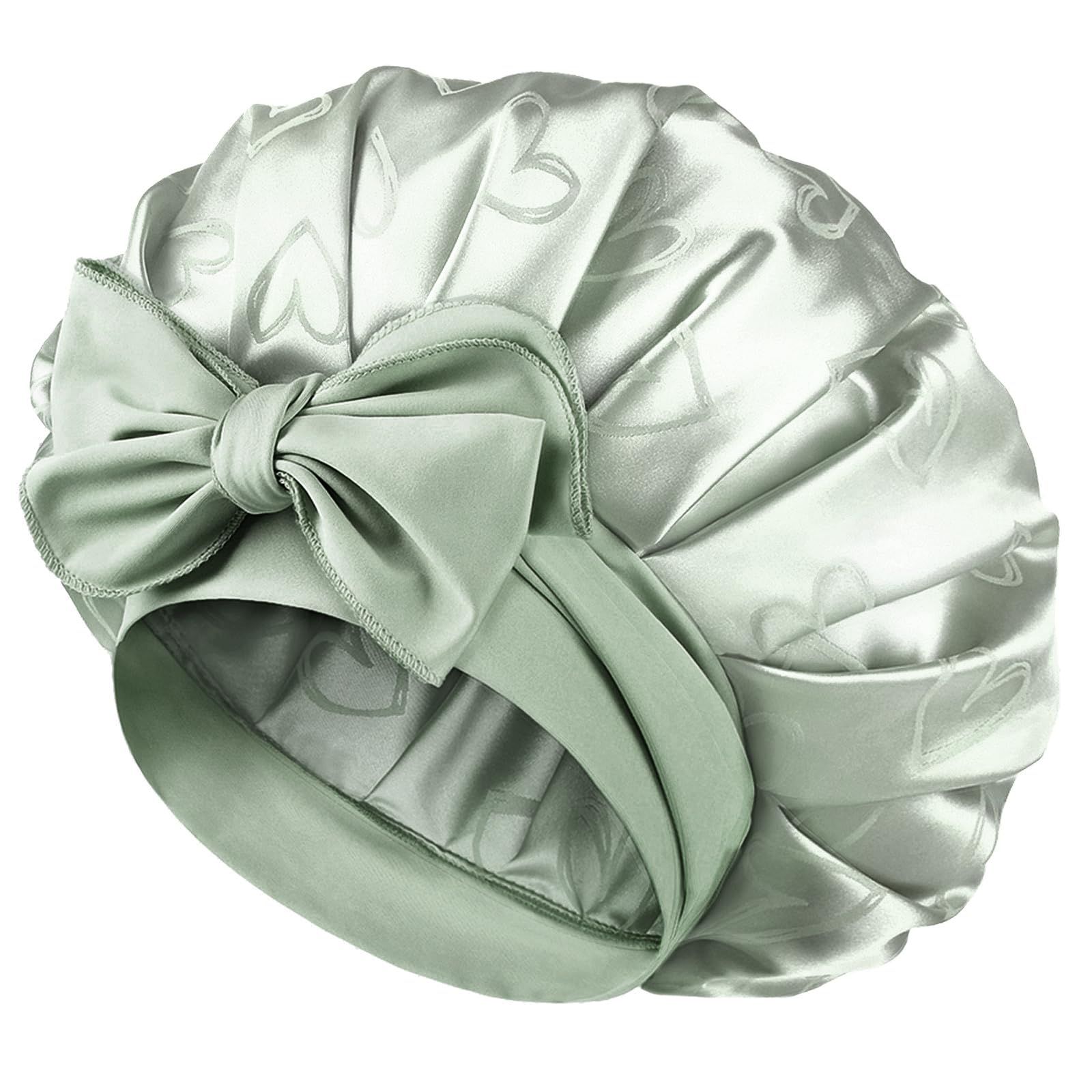 YANIBEST adjustable satin bonnet close-up stitching showing smooth fabric for hair protection