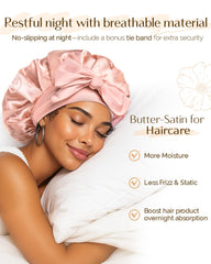 YANIBEST double-layer reversible design, two looks in one bonnet