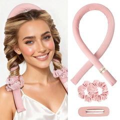 YANIBEST heatless hair curler sleep headband creates overnight waves.