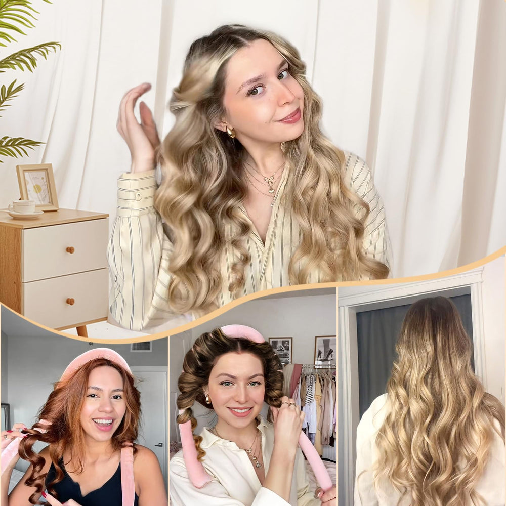 YANIBEST micro curls created by overnight heatless method.