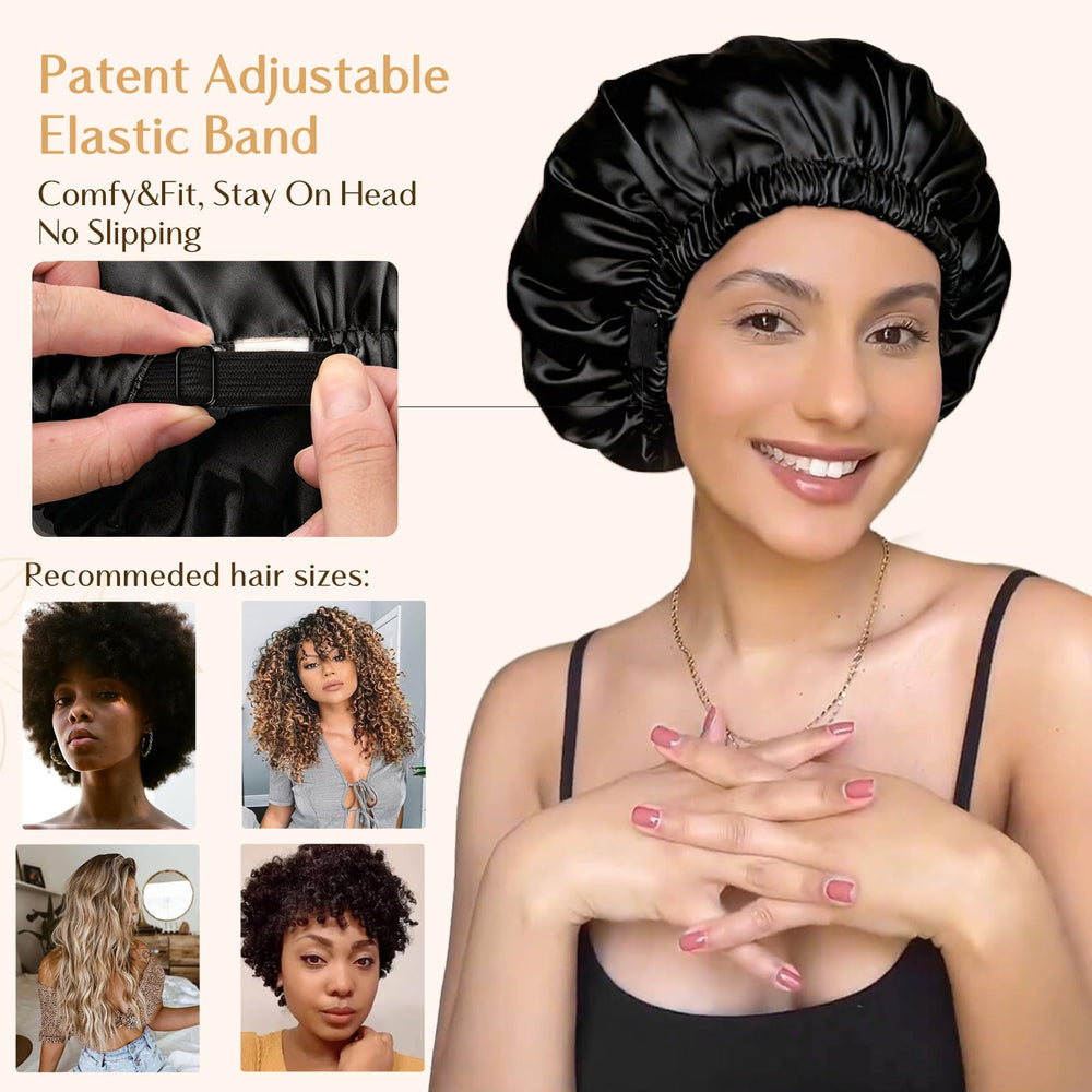 YANIBEST patented elastic-band on bonnet ensures secure, comfortable fit