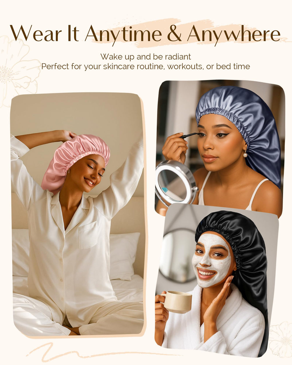 YANIBEST satin bonnet care instructions for long-lasting softness and color