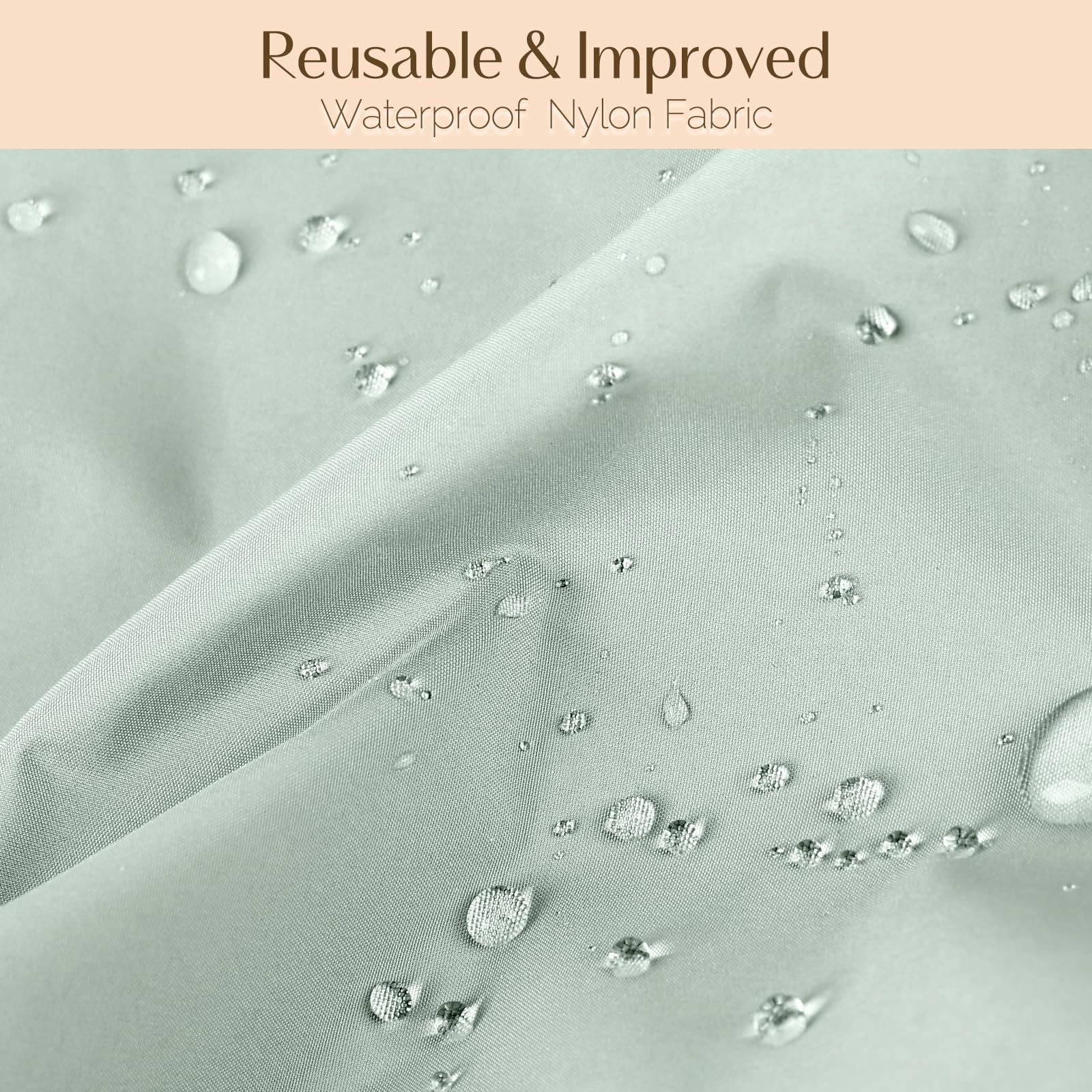 YANIBEST shower cap roomy fit for long, curly or voluminous hair