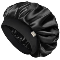 YANIBEST Silk Bonnet with double-layer satin protects curls overnight.