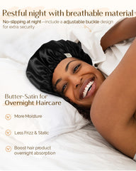 YANIBEST bonnet double-layer design provides durable hair protection.