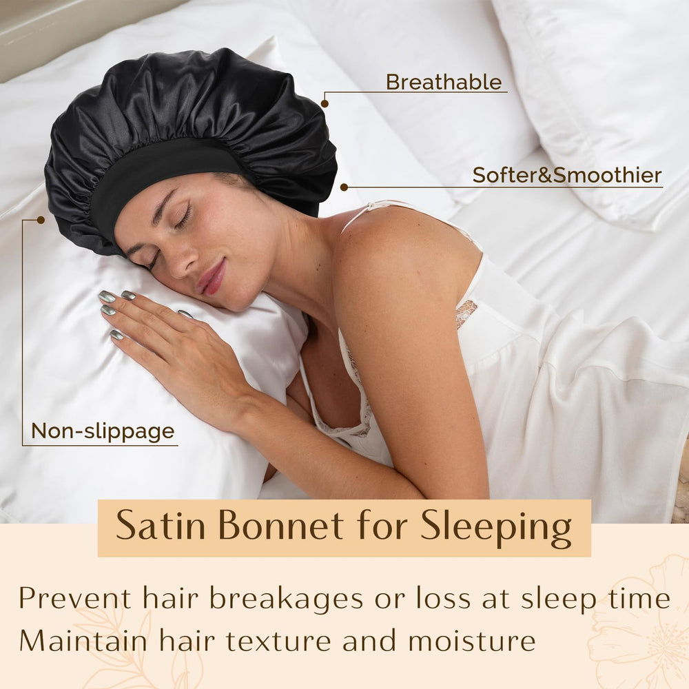 YANIBEST Silk Bonnet fits all head sizes comfortably.