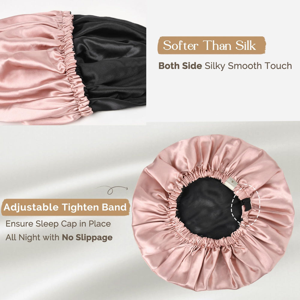 YANIBEST travel-friendly satin bonnet compact in a small pouch