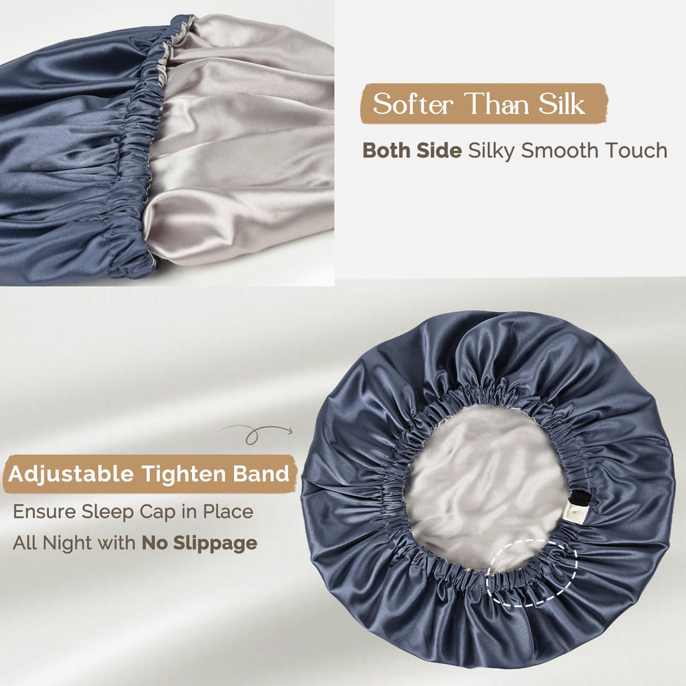 YANIBEST silk bonnet suitable for washing hair to reduce tangling.