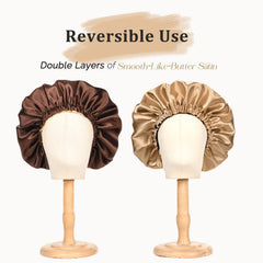 YANIBEST soft butter-satin material closeup for smoother curls and less frizz