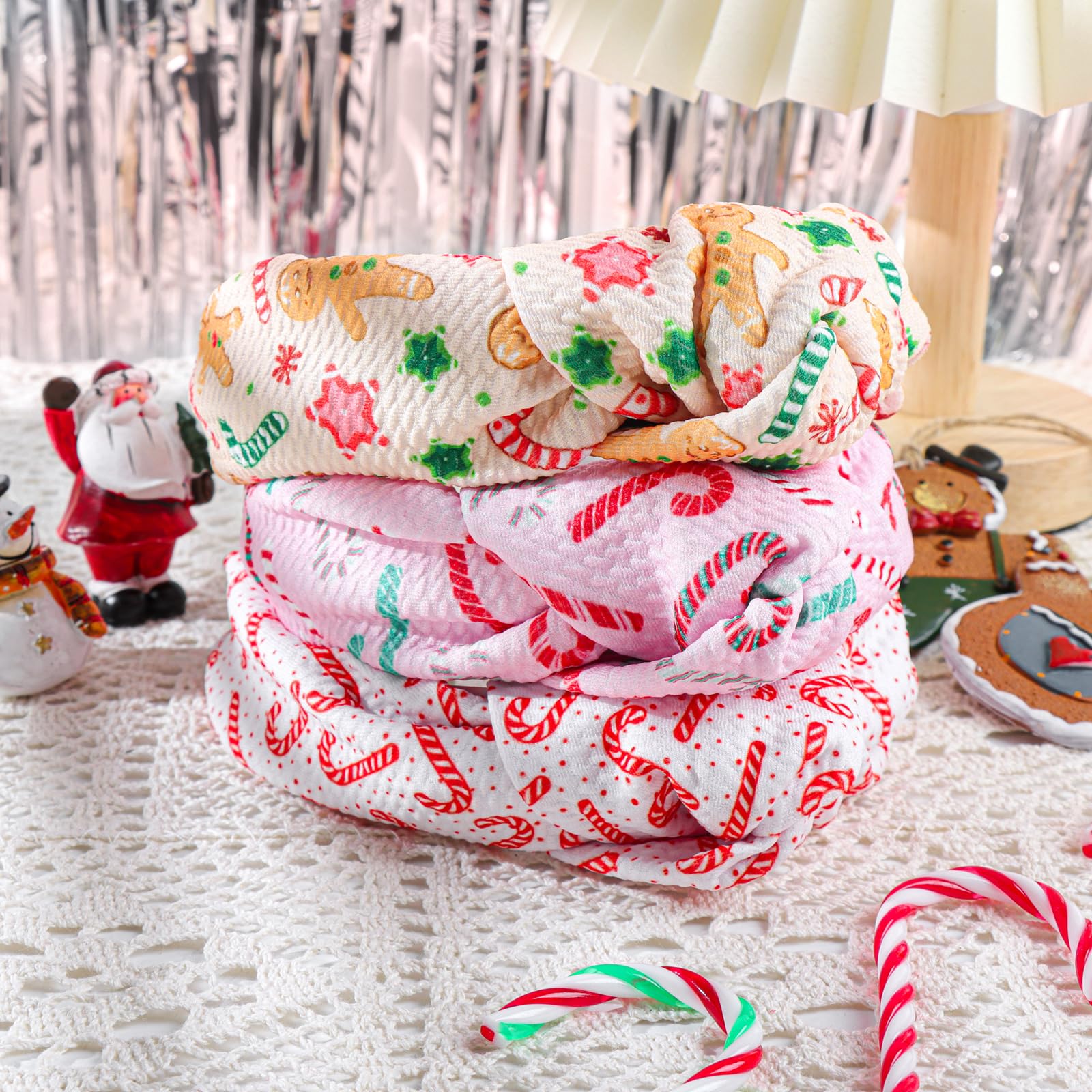YanJie wearable Christmas headband during dinner or photoshoots for holiday moments.