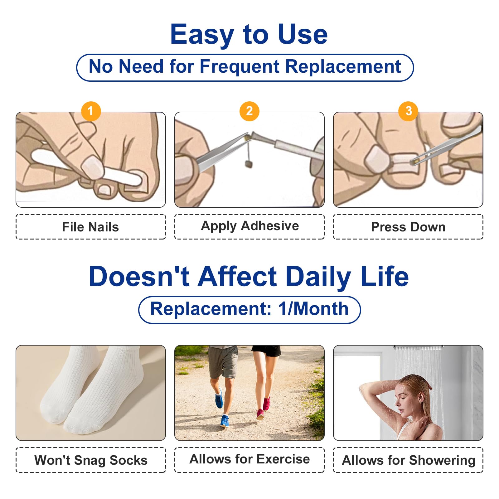 Yanxifei instruction guide and tools pictured emphasize simple at-home application.