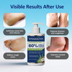 YANXIUYA crema-pies-absorcion-rapida: textura ligera que se absorbe al instante.