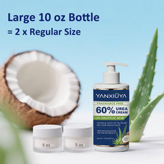 YANXIUYA crema-urea-60-por-ciento-exfoliacion-pies: exfolia suavemente la piel muerta.