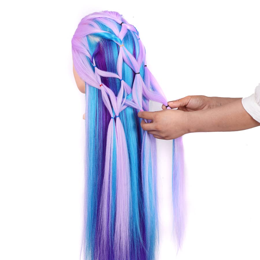 YANZIJF hair mist with conditioner demonstrates smoothing technique
