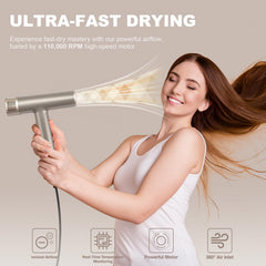 YAPOY dryer cool-shot feature helps set your style.