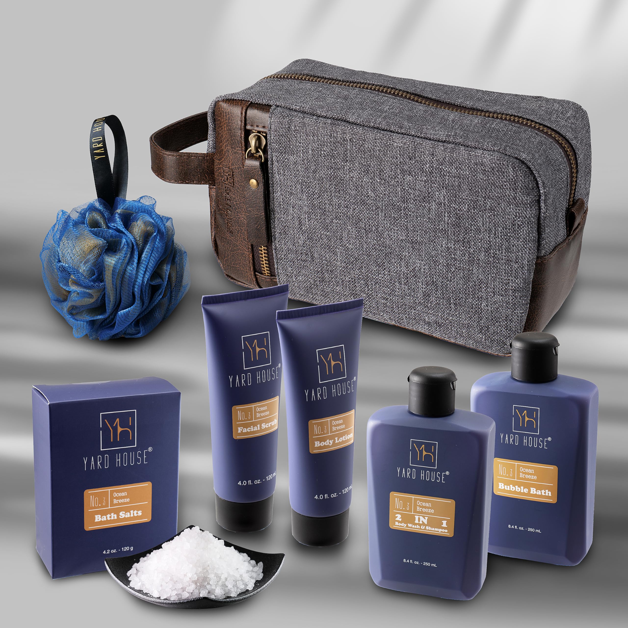 Yard House Ocean Breeze body wash shown for spa-like cleansing and revitalization