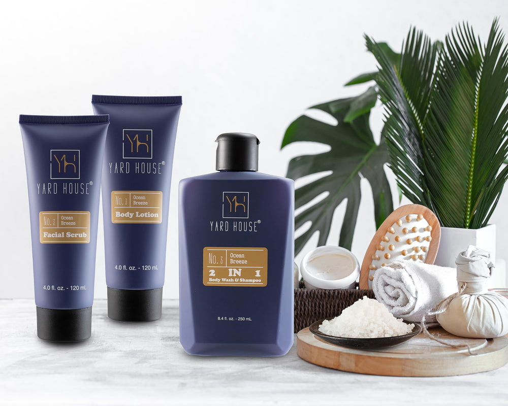 Yard House Ocean Breeze gift basket presents a luxurious at-home spa set