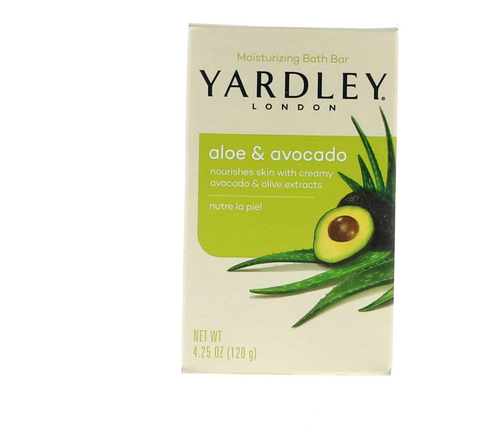 Yardley London Aloe Avocado Bath Bar wrapped for gift-ready presentation